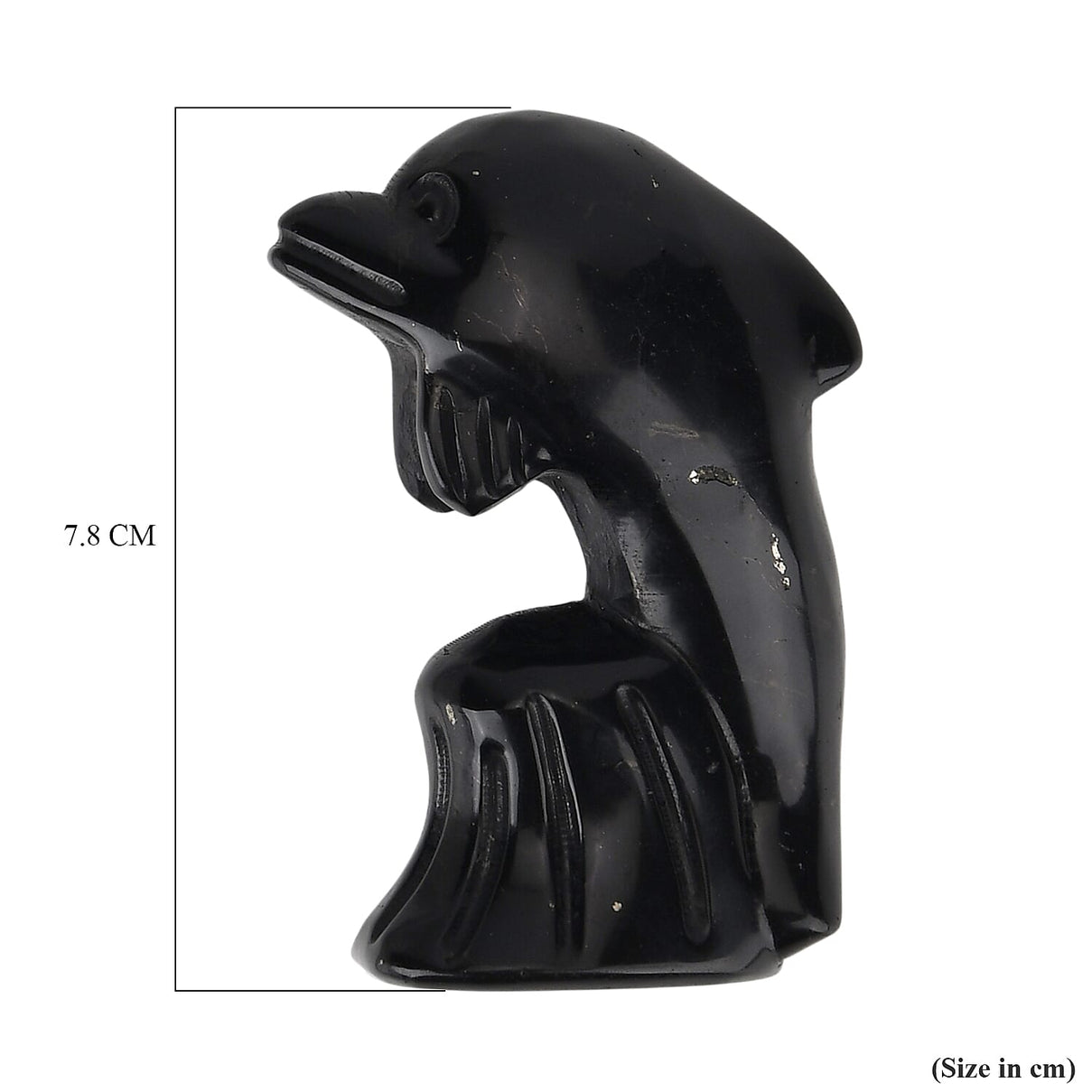 Natural Shungite Dolphin Carving 548.00Ct 8430222 7