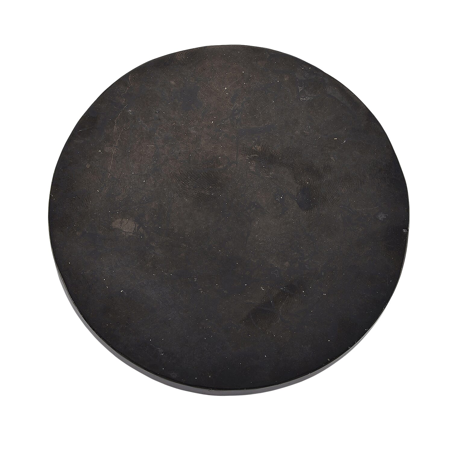 Natural Shungite Life Of Tree Embossed Round Tile 900.00 Ct. 8245285 4