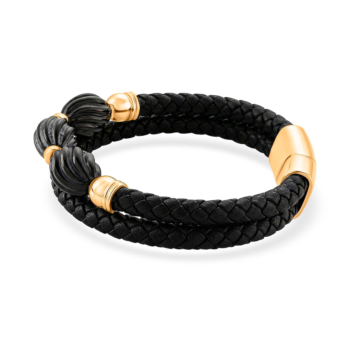 Natural Shungite Bracelet (Size - 7.5) with Magnetic Lock 40.00 Ct. 8427919 5