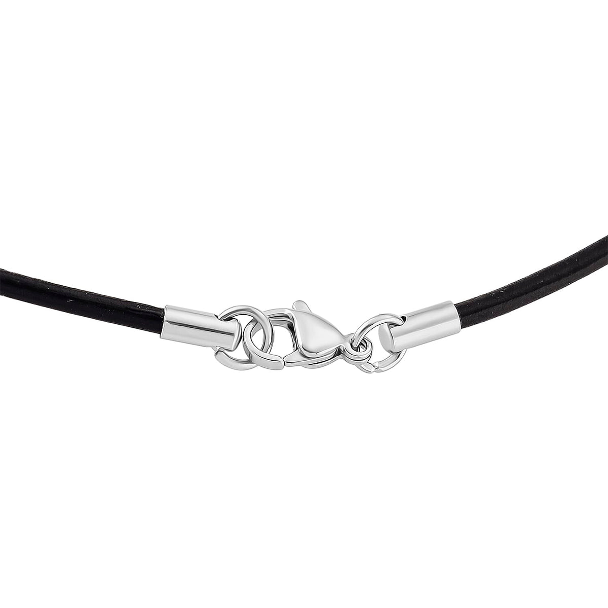 Shungite Rhodium Overlay Pendant with Chain (Size - 20) 115.00 Ct. 4451539 6