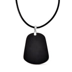 Natural Shungite Carved Horse Sterling Silver Pendant with Chain (Size - 20) 95.00 Ct. Symbolizing freedom, strength, and nobility