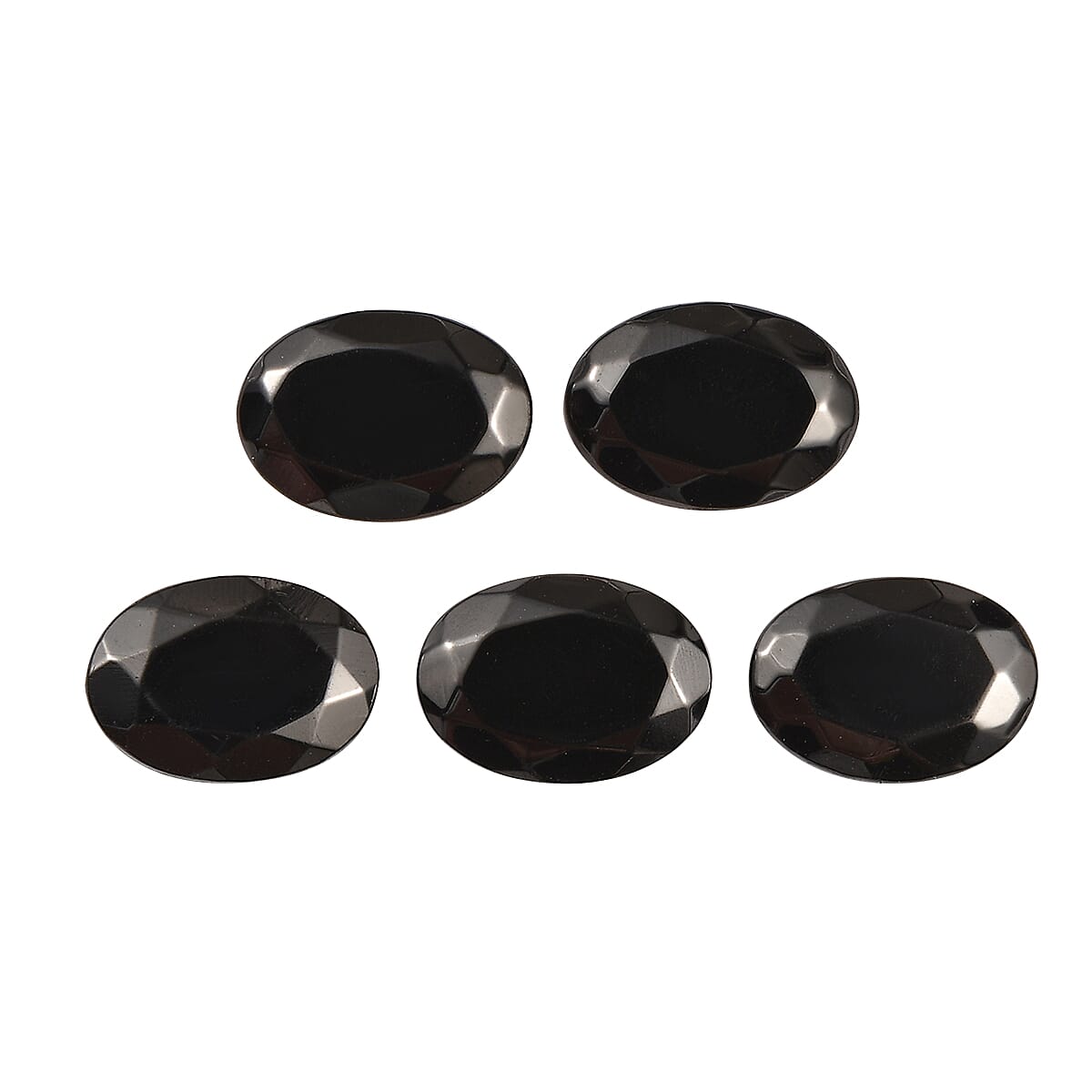 Shungite Loose Gemstone in Oval Cut (7 mm) 7734304 0