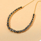 Elite Shungite Necklace (Size 18-2 Inch Ext.) in 14K Gold Overlay Sterling Silver, Silver Wt. 16.48 Gms