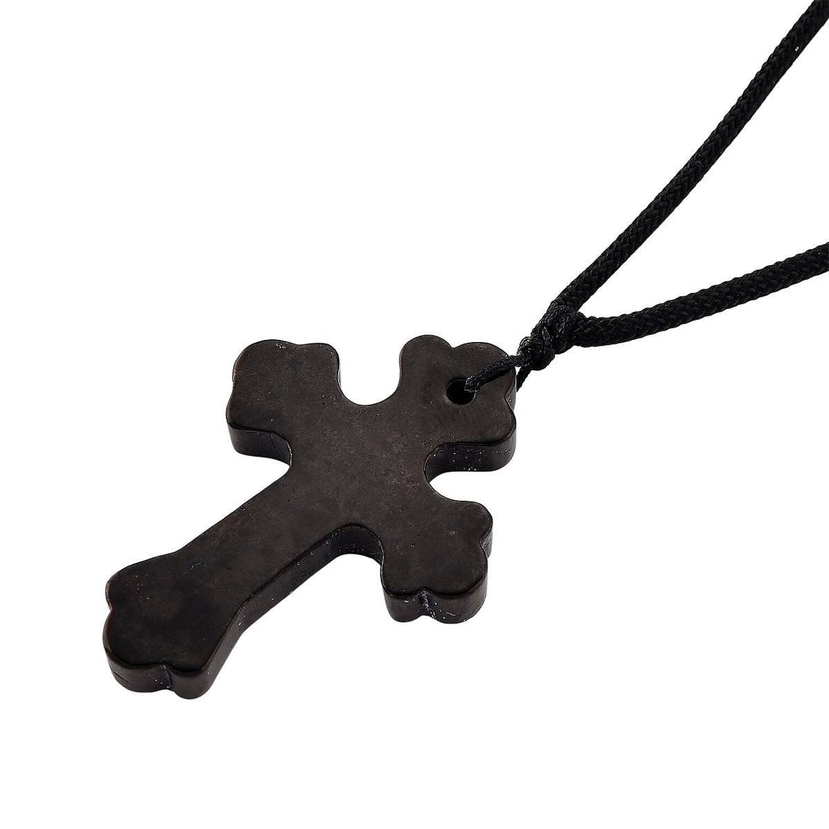 Natural Shungite Stone Cross Pendant 35.00 Ct. 8235278 3