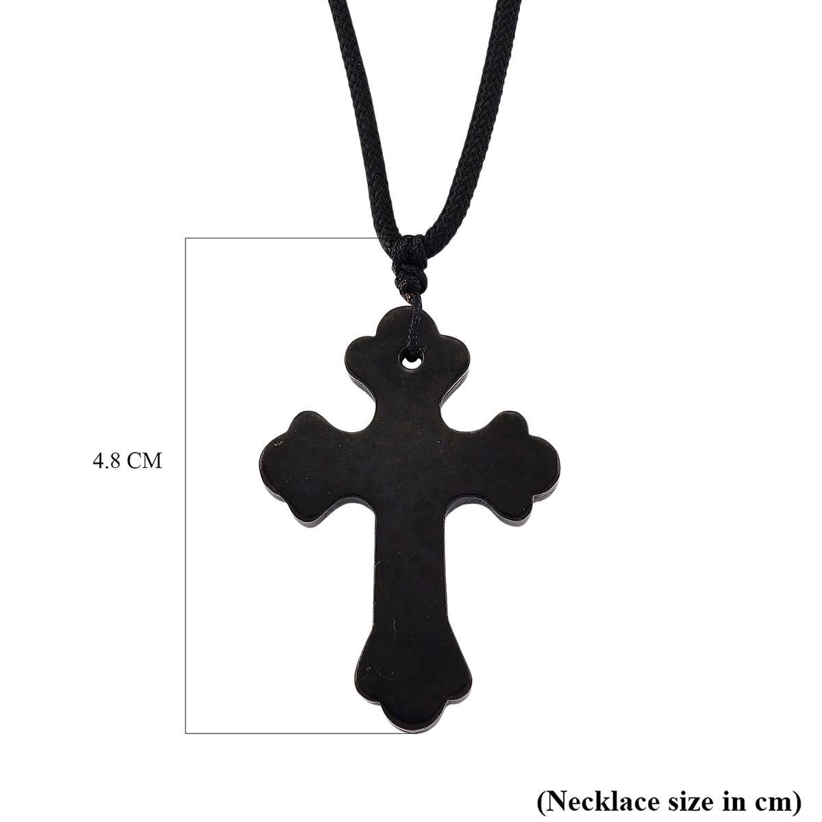 Natural Shungite Stone Cross Pendant 35.00 Ct. 8235278 5