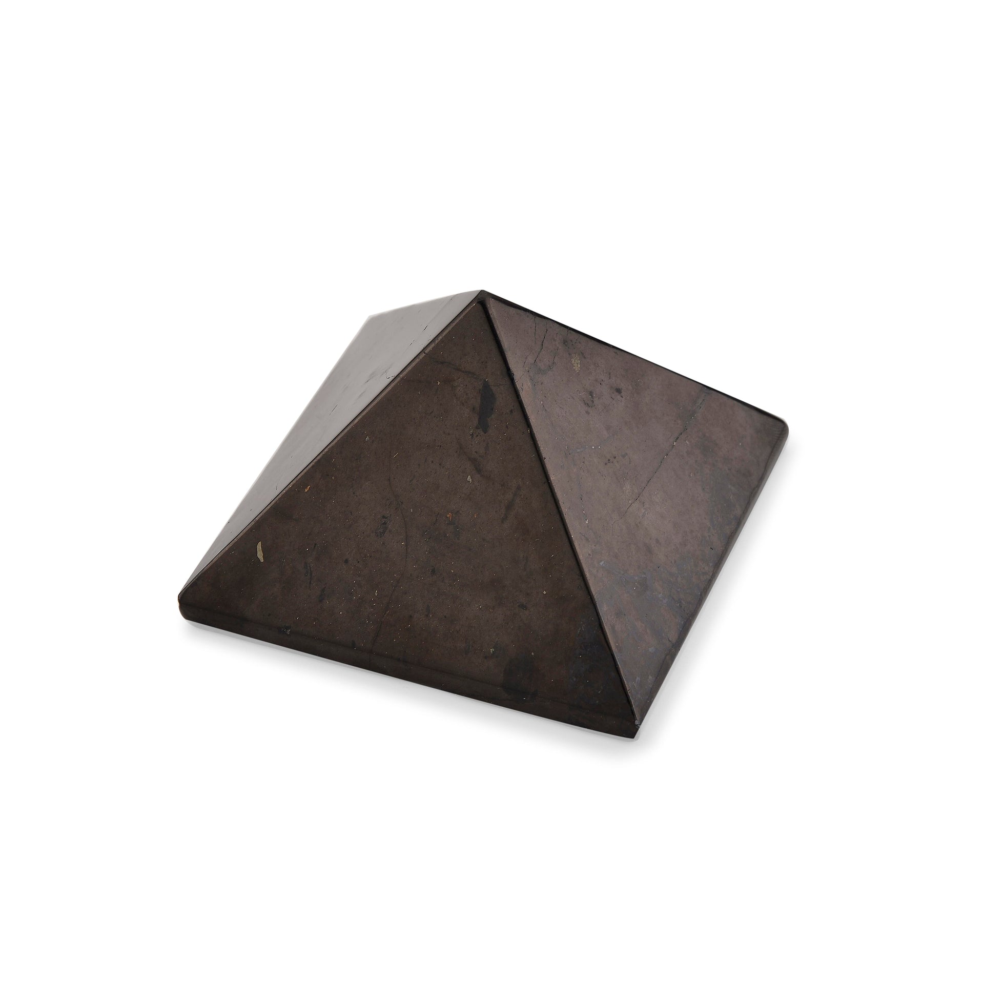 Natural Shungite &amp; Tigers Eye Pyramid 1200.00 Ct. 8249297 4