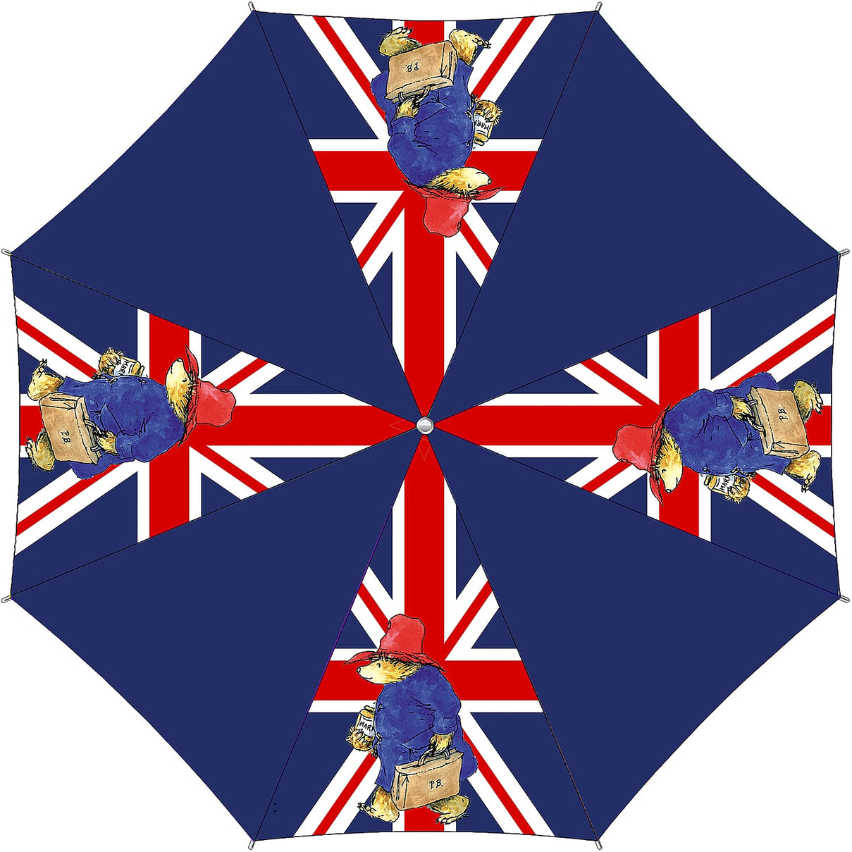 Signare Paddington Umbrella- Blue Multi 8023526 1