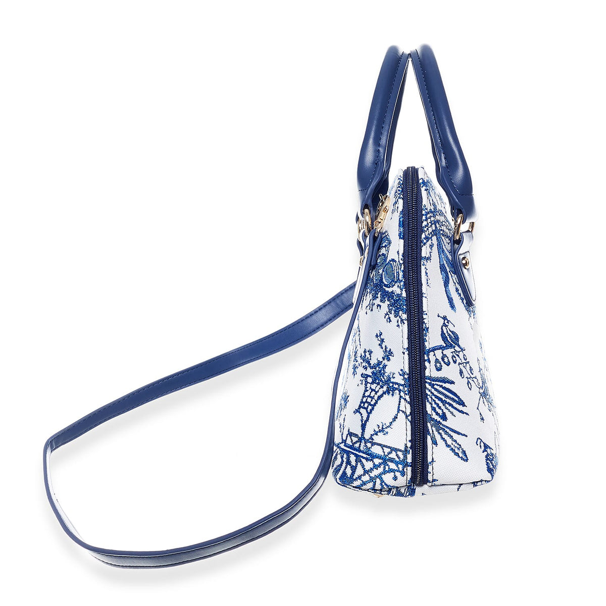 Signare British Museum Chinoiserie Print Convertible Handbag - White 8262271 1