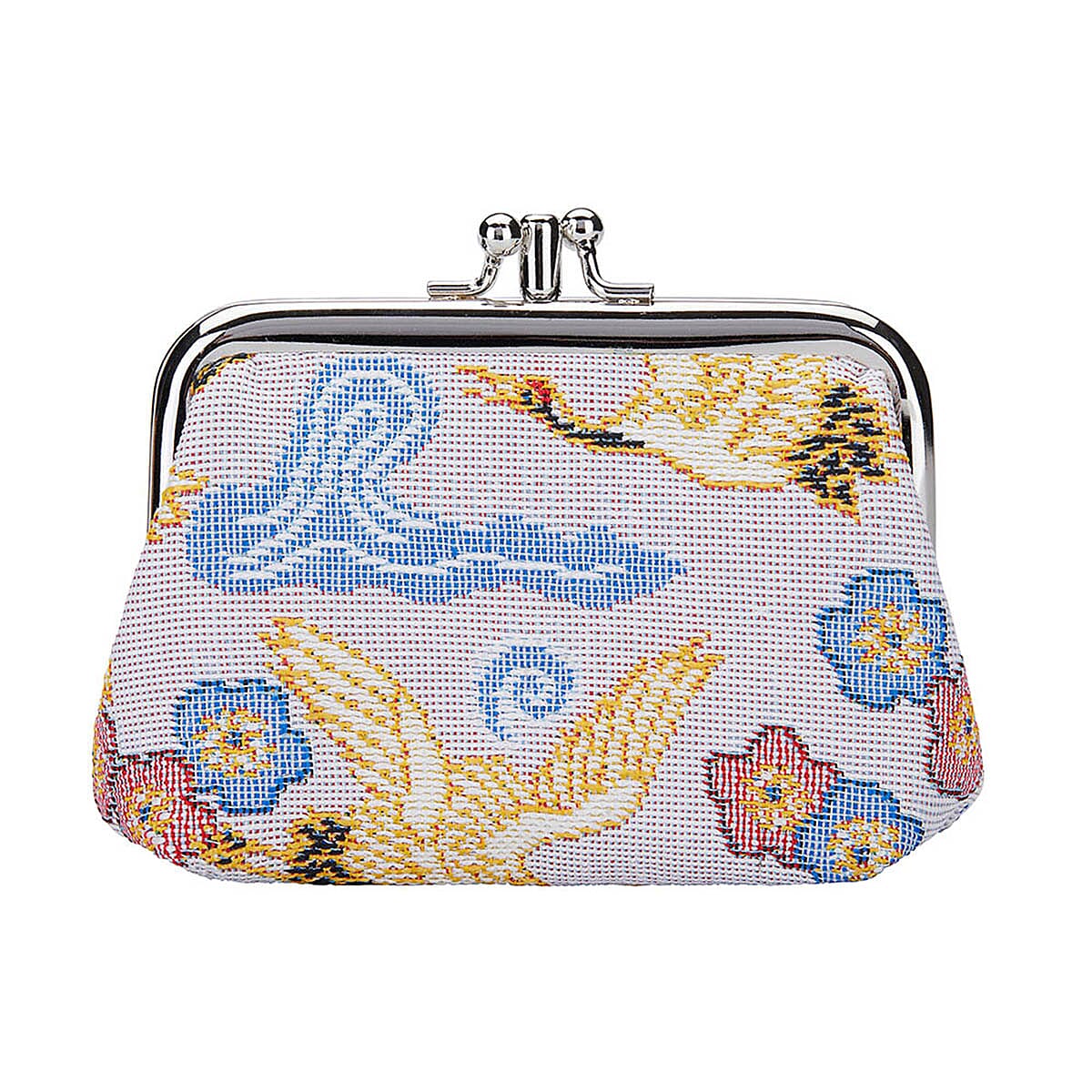 Signare Tapestry Frame Purse - Japanese Crane - Pink 7759294 0