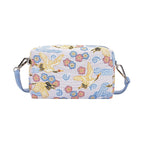 Signare Tapestry Hip Party Bag - Japanese Crane - Yellow & Red
