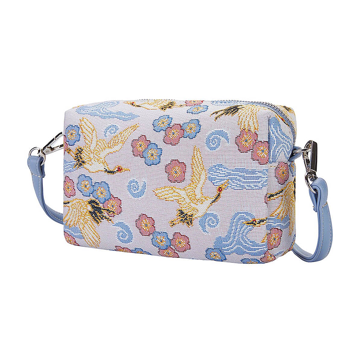 Signare Tapestry Hip Party Bag - Japanese Crane - Yellow &amp; Red 7759514 3