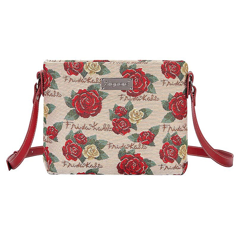 Signare Tapestry Cross Body Bag-Frida Kahlo Rose - Red 7759630 0