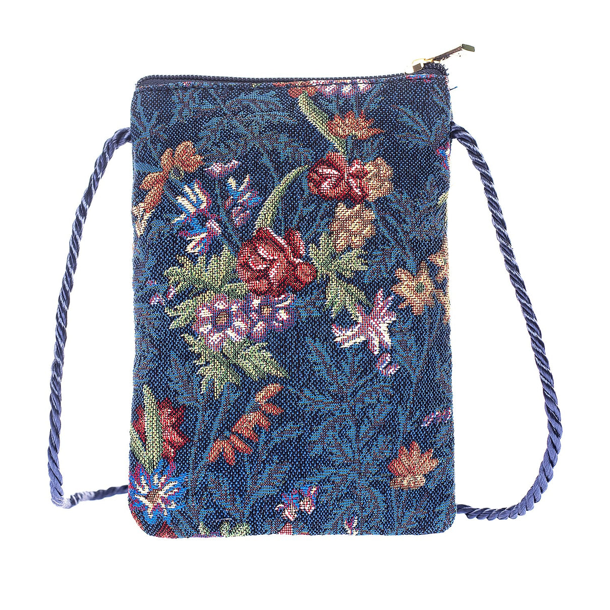 Signare Tapestry - Flower Meadow Crossbody Phone Bag - Meadow Blue 7188984 0