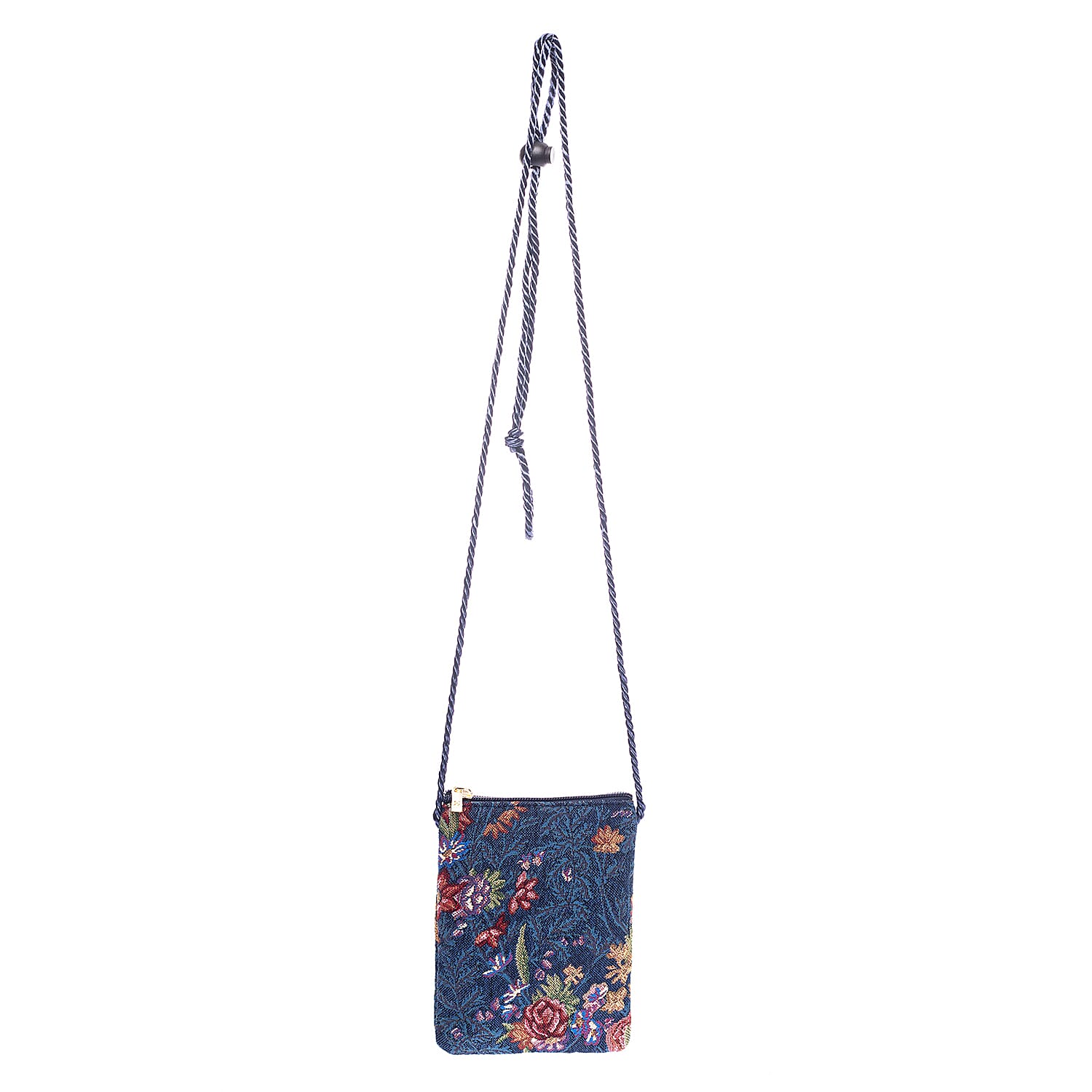 Signare Tapestry - Flower Meadow Crossbody Phone Bag - Meadow Blue 7188984 4
