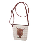 Signare Sling Bucket Bag - Highland Cow