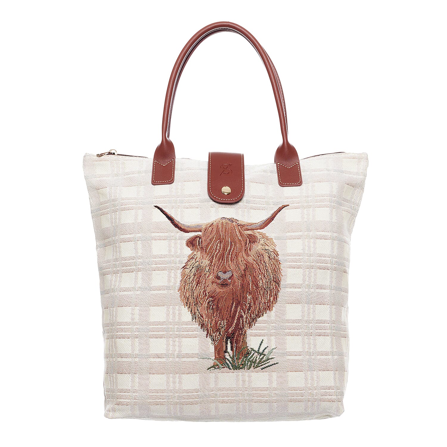 Signare Foldable Bag - Highland Cow 8022993 0