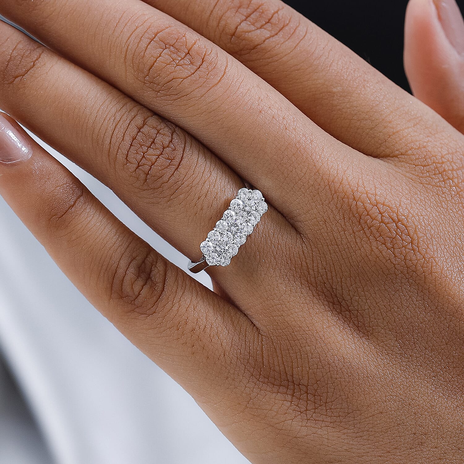 900 Platinum IGI Certified (SI/G-H) Diamond Ring 1.05 Ct. 7379164 5