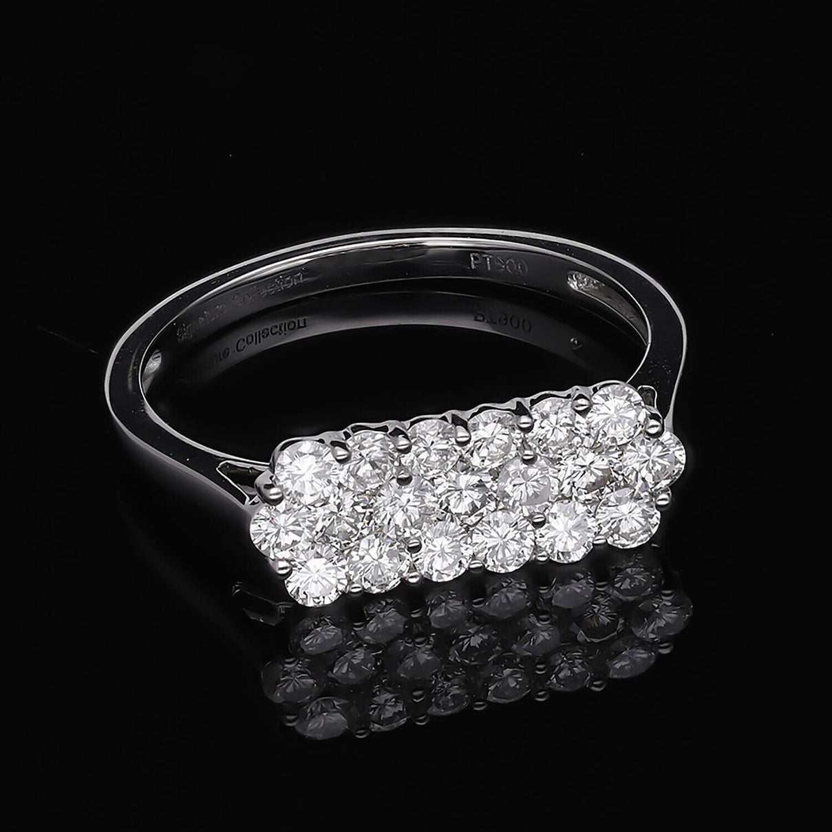 900 Platinum IGI Certified (SI/G-H) Diamond Ring 1.05 Ct. 7379164 4
