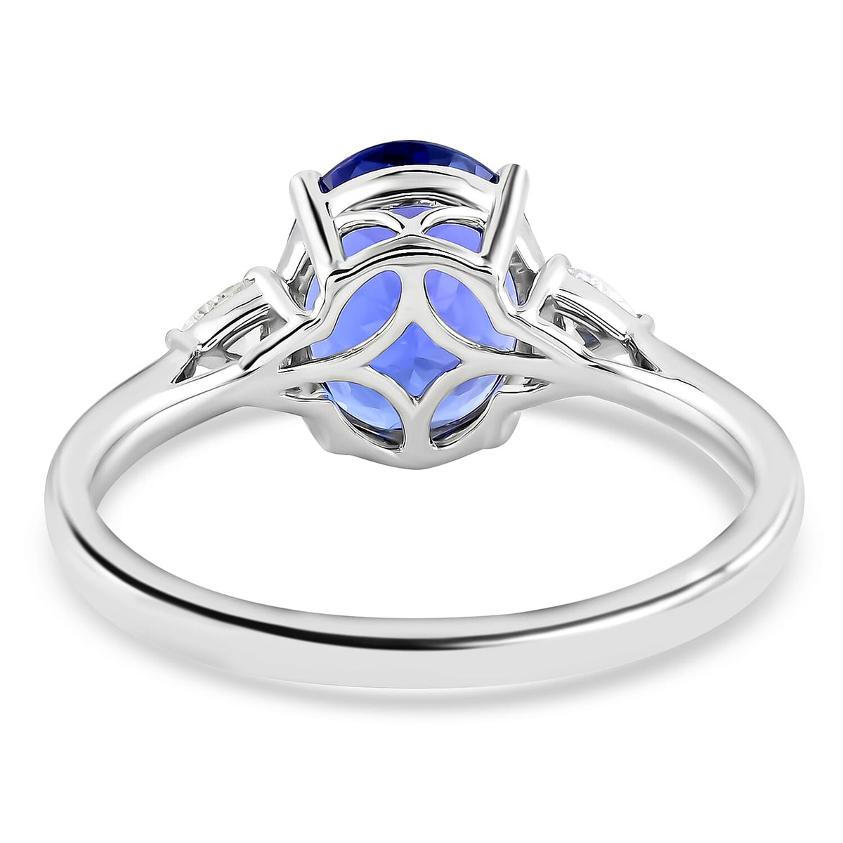 Signature Collection RHAPSODY 950 Platinum AAAA Tanzanite and Diamond (SI/G-H) Ring 3.30 Ct. 7230808 6