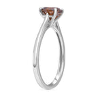 Signature Collection - 950 Platinum Champagne Diamond SGL Certified (I1-I2) Ring 1.50 Ct