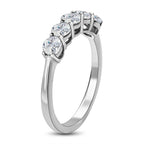 One Time Deal Only - SGL Certified & Appraised 950 Platinum Diamond 5 Stone Ring 1.00 Ct.