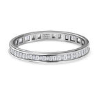 950 Platinum  I1  White Diamond  GH, I1 Band Ring 0.49 ct,  Platinum Wt. 2.7 Gms  0.490  Ct.