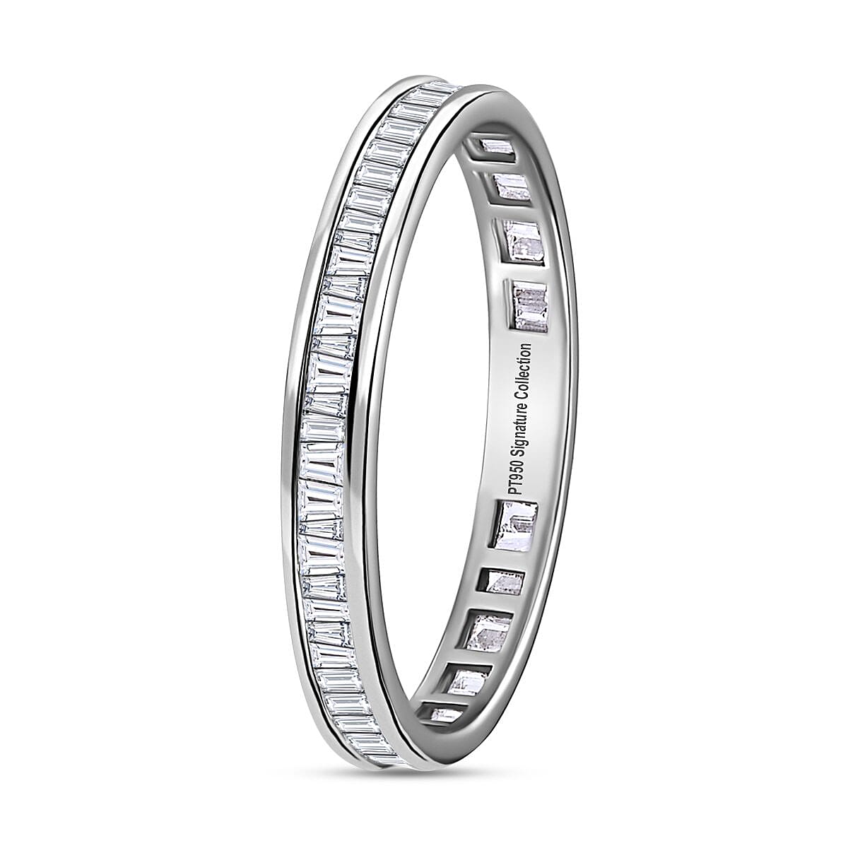 Signature Collection 950 Platinum SGL Certified Diamond (SI-G-H) Ring 0.50 Ct. 7516404 3