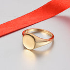 14K Yellow Gold Overlay Sterling Silver Ring