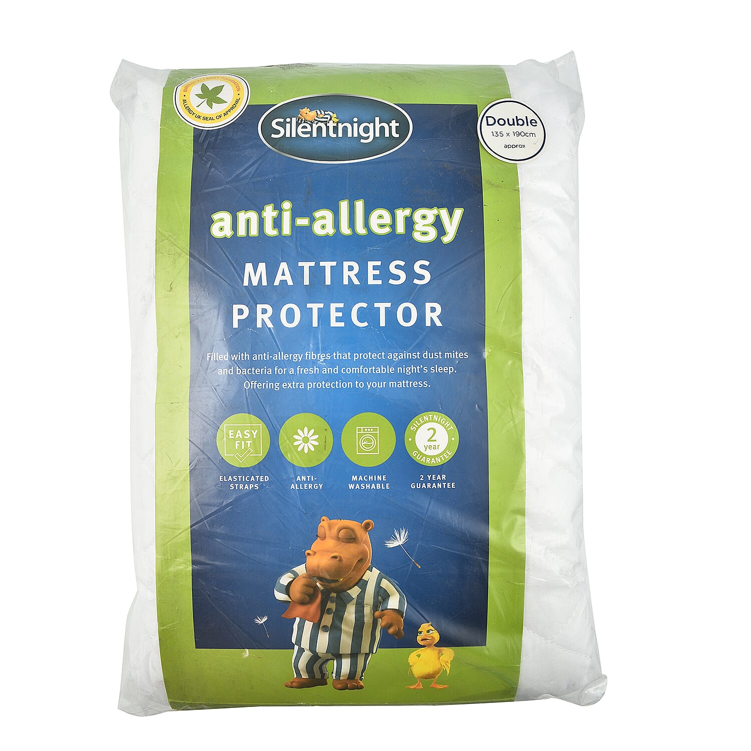 Silent Night Anti Allergy Mattress Protector (Double Size) 7552198 0