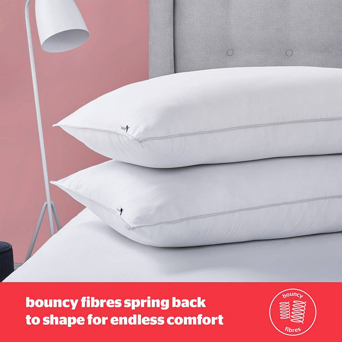 Silentnight - Set of 2 Pillows - White 7824629 1