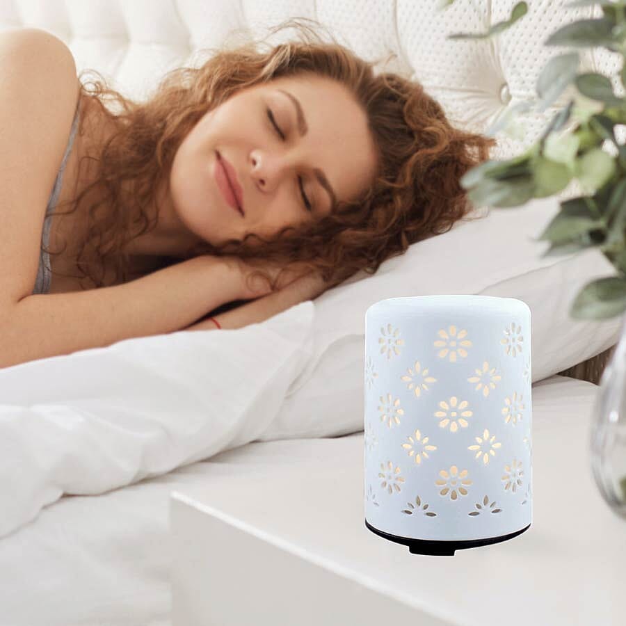 Silentnight Ceramic Aroma Diffuser (13x9cm) - White