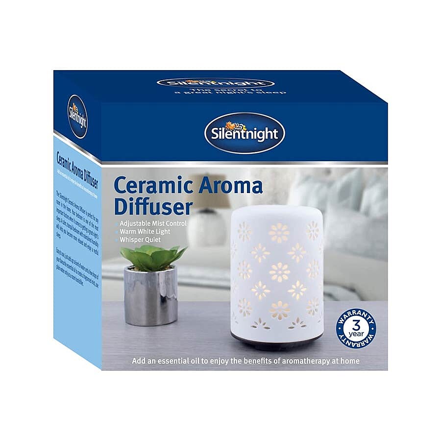Silentnight Ceramic Aroma Diffuser (13x9cm) - White 6040252 4