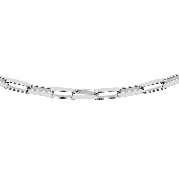 Silver 1.2 MM Paperclip Chain with Spring Ring Clasp 20 Inch Polished, 2 Gms 8105462 2