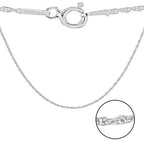 Sterling Silver Chain (Size - 22)