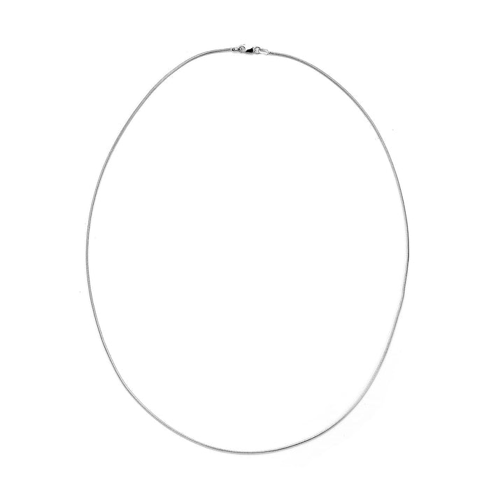 Silver 1.4 MM Snake Chain with Lobster Clasp 24 Inch Polished, 8.6 Gms 8104718 1