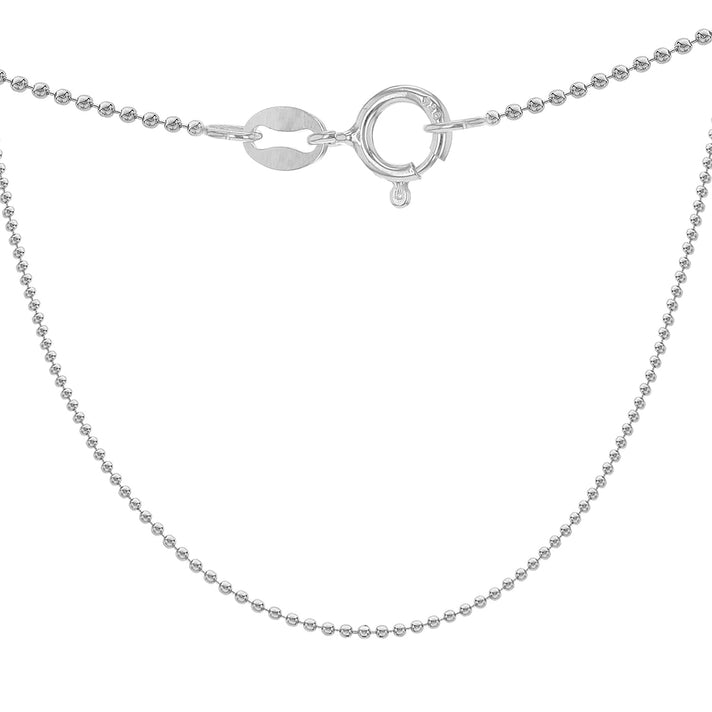 Silver 1.5 MM Ball Chain with Lobster Clasp 24 Inch Polished, 4.1 Gms 8104717 2