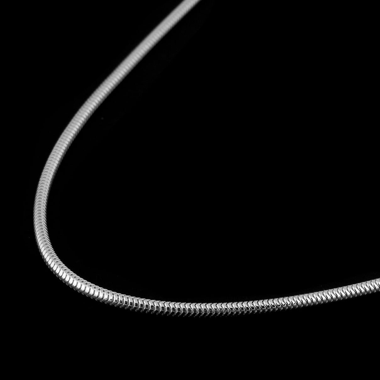 Silver 1.6 MM Snake Chain with Lobster Clasp 20 Inch Polished, 5.5 Gms 8104715 0