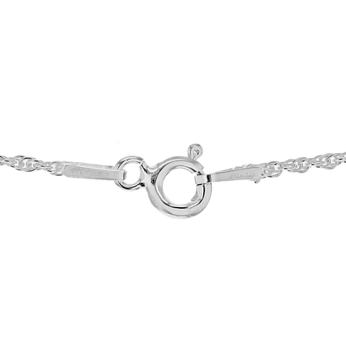 Silver 1.8 MM Pow Chain with Spring Ring Clasp 22 Inch Polished, 3.4 Gms 8105598 2