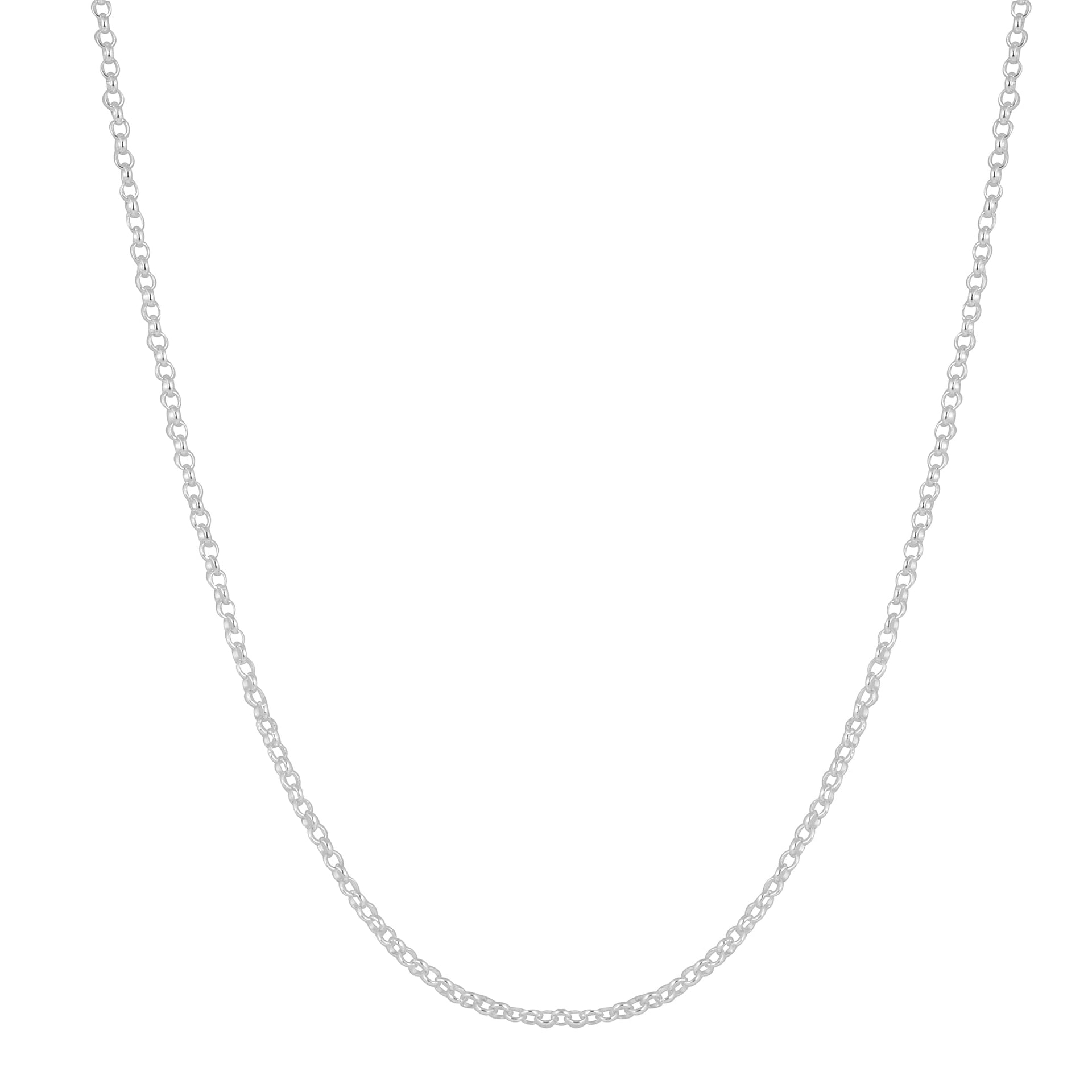 Silver 1.9 MM Belcher Chain with Spring Ring Clasp 24 Inch Polished, 3.5 Gms 8105351 0