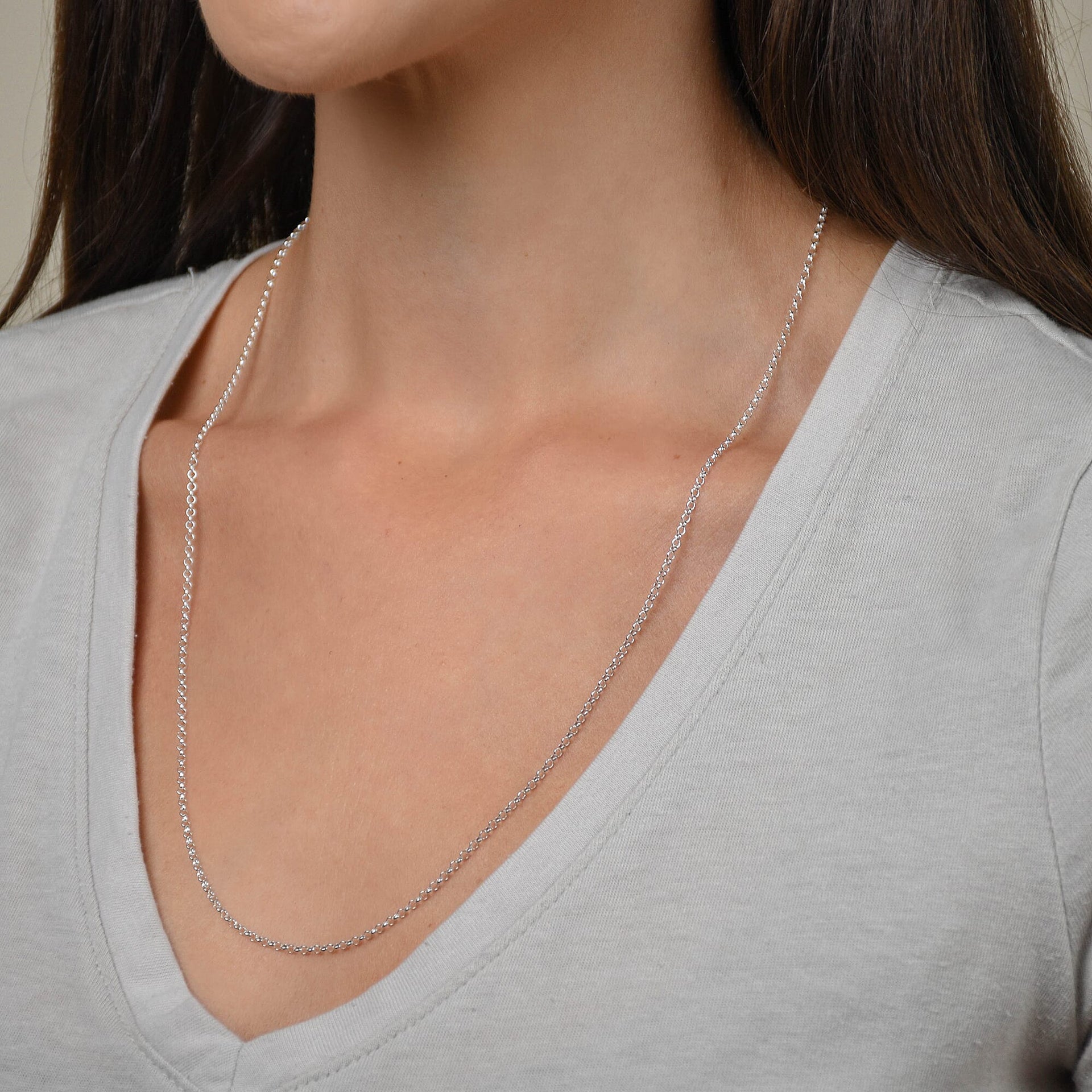 Silver 1.9 MM Belcher Chain with Spring Ring Clasp 24 Inch Polished, 3.5 Gms 8105351 4