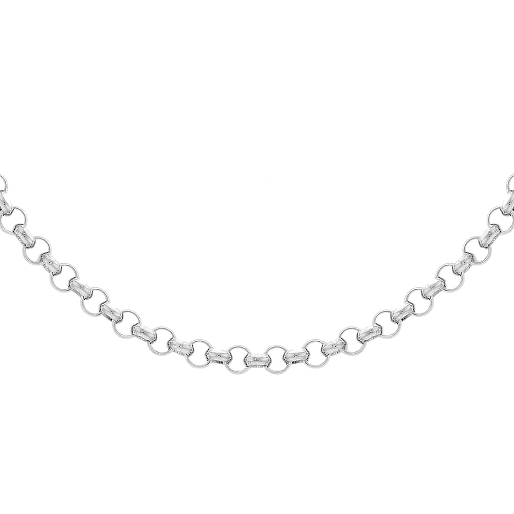Silver 1.9 MM Belcher Chain with Spring Ring Clasp 28 Inch Polished, 3.7 Gms 8105696 0