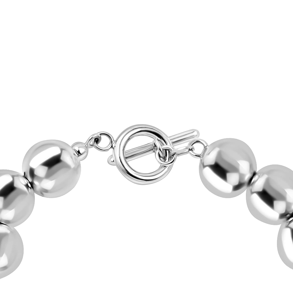 Silver 12 MM Bracelet with T-Bar Clasp 8 Inch Polished, 14.8 Gms 8104747 3