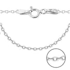 Sterling Silver Chain (Size - 24)