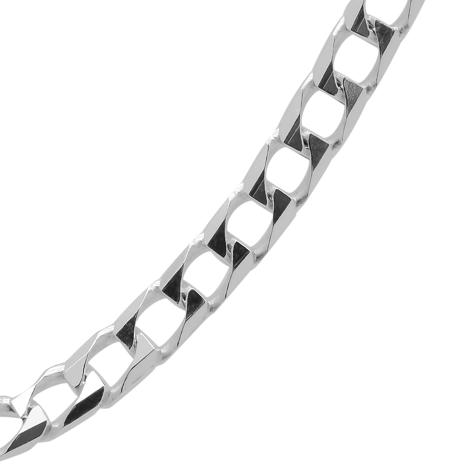 Silver 2.9 MM Curb Chain with Lobster Clasp 20 Inch Polished, 9 Gms 8105666 1