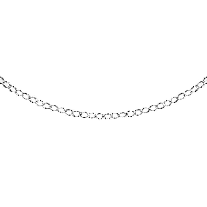 Silver 2 MM Belcher Chain with Spring Ring Clasp 18 Inch Polished, 1.4 Gms 8105388 1