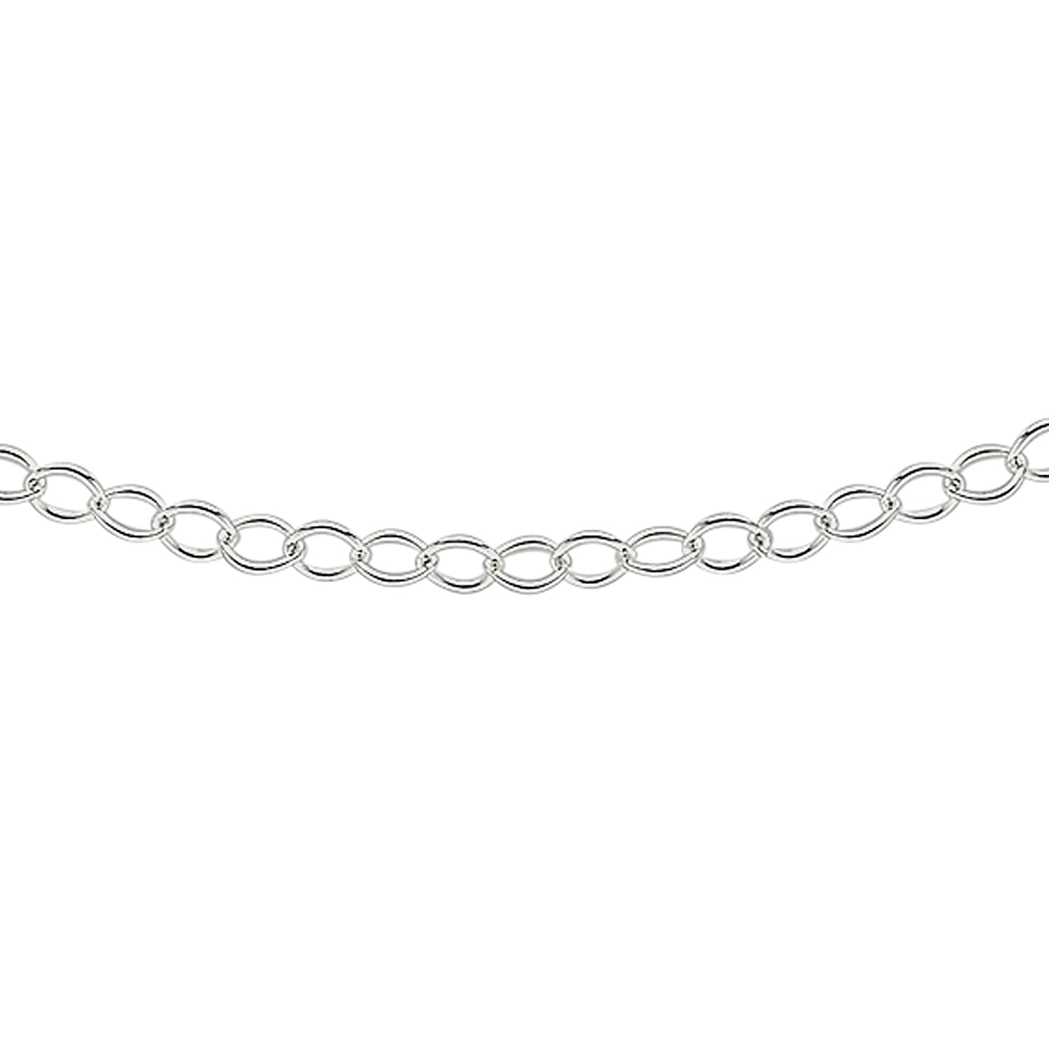 Silver 2 MM Belcher Chain with Spring Ring Clasp 24 Inch Polished, 1.8 Gms 8105355 2