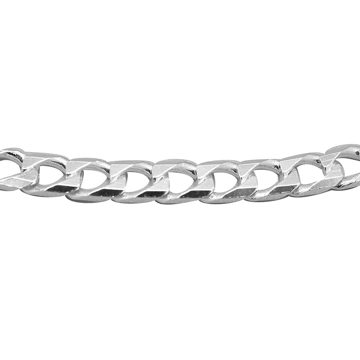 Silver 4 MM Bracelet with Lobster Clasp 7.5 Inch Diamond Cut, 3.5 Gms 8104739 2