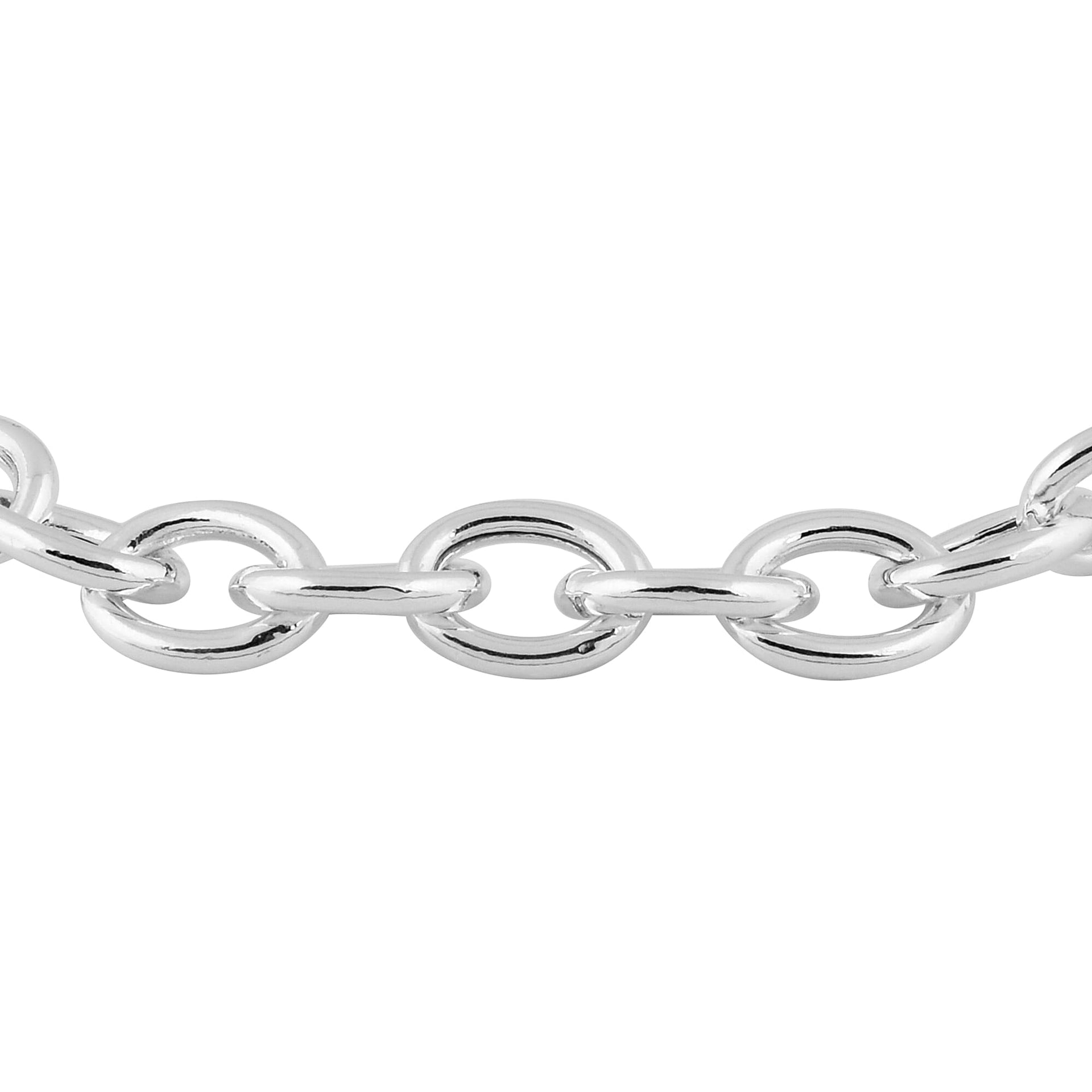 Silver 9 MM Bracelet with Lobster Clasp 8 Inch Polished, 6.1 Gms 8104741 5