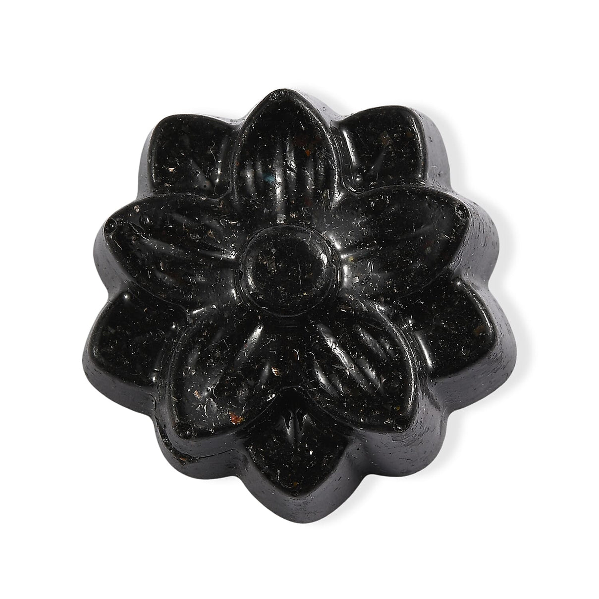 Silver Shungite Flower Carving 24.05 Ct. 8322761 0