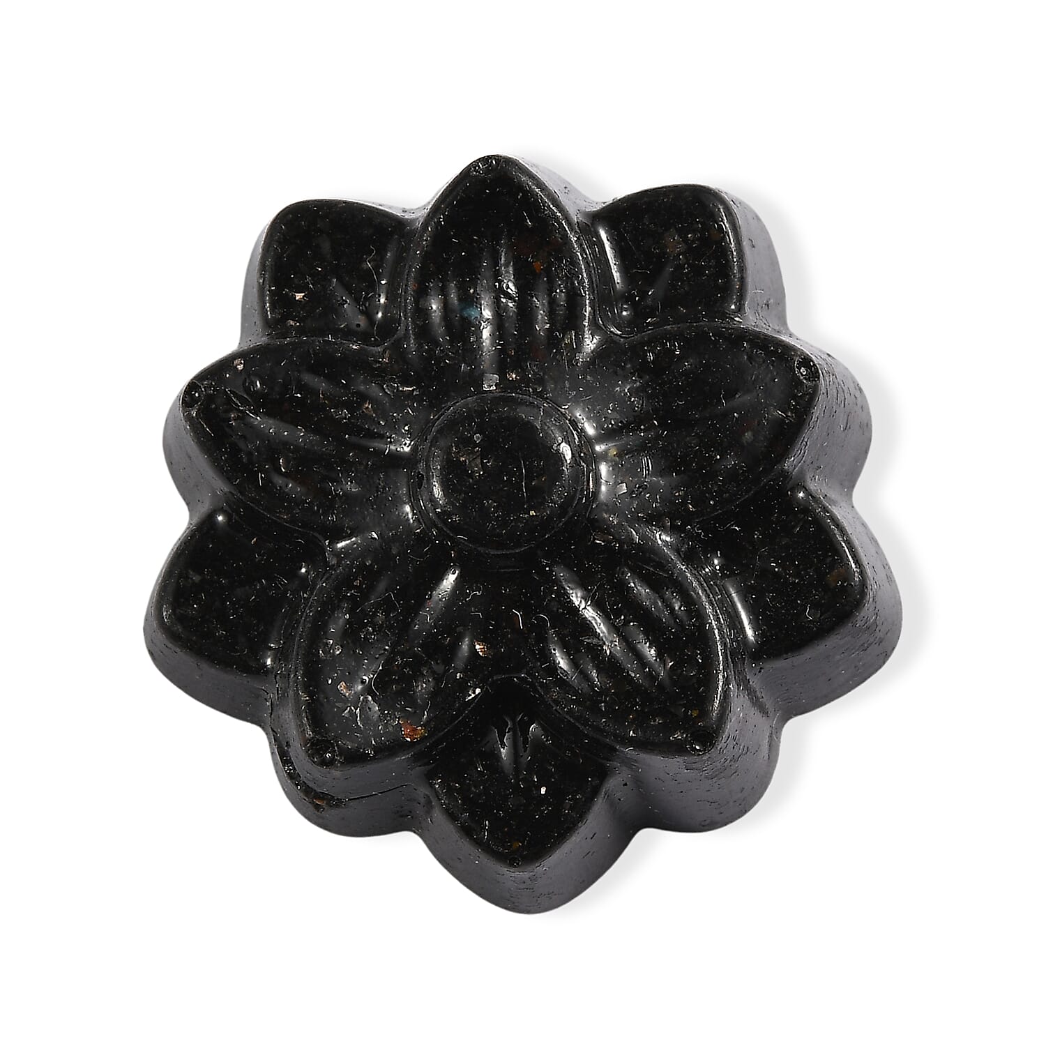 Silver Shungite Flower Carving 24.05 Ct. 8322761 0